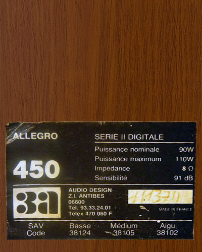 Audio Design Digitale Allegro 450 Serie II